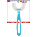 Kids U-Shaped Toothbrush Silicone 360 Degree Oral Care Cleaning Tool for Ki