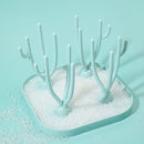 Baby Feeding Bottle Drying Racks Bottle Cleaning Drainer Holder (Green)