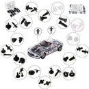 415pcs Car Bumper Retainer Clip+Screwdriver+4xTools+5xZip Tie+20xSponge Washers