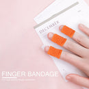 Self Adhesive Wrap Elastic Bandage Cross Stitch Finger Protector (Orange)