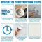 Pool Patch Swimming Pool Tile Grout Repair Kit Waterproof Base Cement N6O8