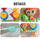 Bath Toys For Kids Waterfall Bathtub Showers Bathing Suction Cup Monkey Toys