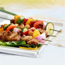 Metal BBQ Skewers Grilling Skewers Set Stainless Steel BBQ Skewers BBQ Sticks