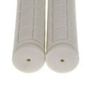 Soft BMX MTB Cycle Mountain Bicycle Bike Handle bar Rubber End (white)
