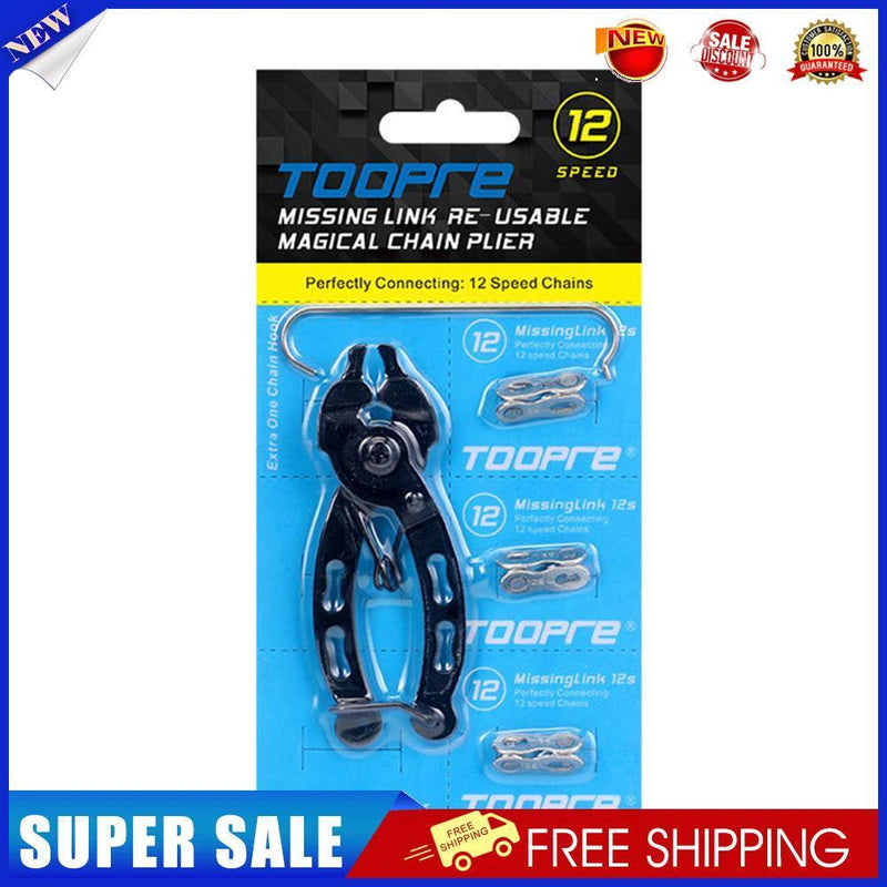 TOOPRE MTB Bike Chain Quick Link Tool Master Link Repair Pliers Kits (12S)