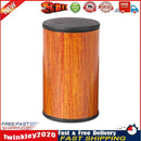 Cylinder Sand Shaker Rhythm Instrument Hand Percussion Drum (Dark Brown) Newly