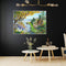 Beach House Chair Oil Paint By Numbers Kit DIY Acrylic Painting on Canvas Decor