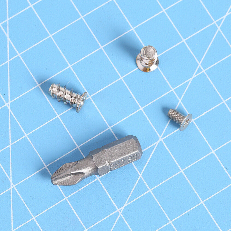 25mm Magnetic Anti Slip Long Reach Electric Screwdriver PH2 S2 Bits (10pcs)
