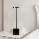 Simple Desk Lamp 3-Gear Touch Dimmable Eye Protection Night Light (Black) Newly