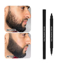2 in 1 Beard Filling Pen Double Head with Brush Durable Male Styling Tools Newly
