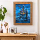 Sky Castle Oil Paint By Numbers Kits DIY Handpainted on Canvas Wall Art