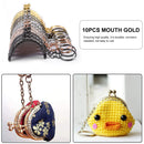 5 Color Purse Frame Bag Kiss Clasp Lock Metal Arch Frame Coin Purse Clutch