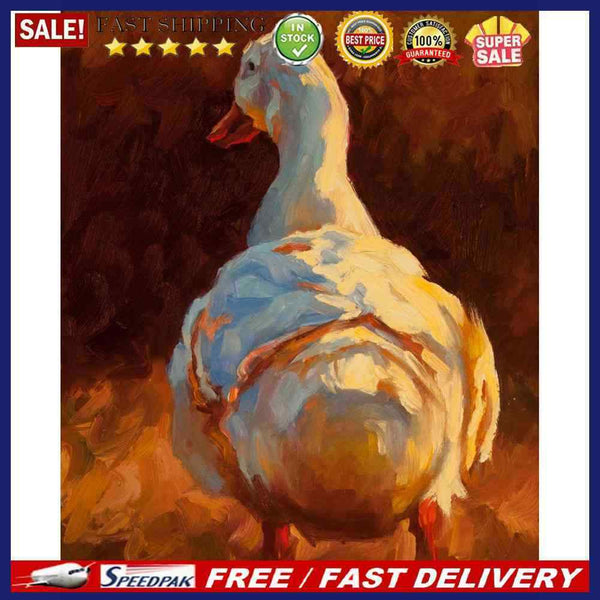 Oil Paint Chicken And Duck By Numbers Coloring Picture Digital Drawing