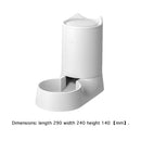 Dog Food Bowl Puppy Feeding Dish Cats Automatic Drinking Fountain (Feeder) Newly