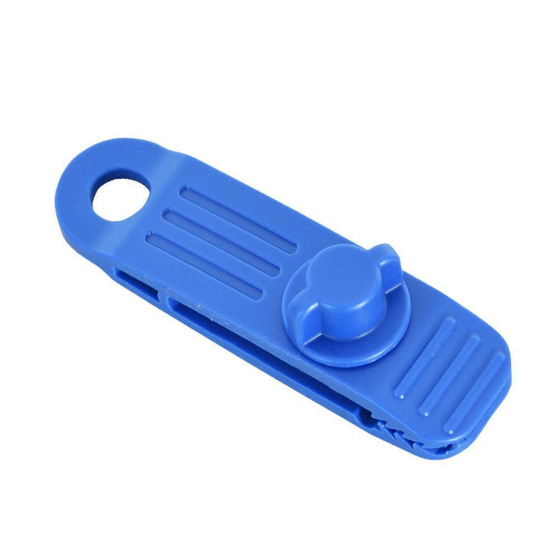 Tent Windproof Plastic Fixing Clip Clamp Canopy Awning Tarp Buckle (Blue)