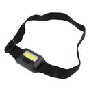 3 Modes Waterproof COB Flashlight Outdoors Headlight Headlamp Torch(Black)