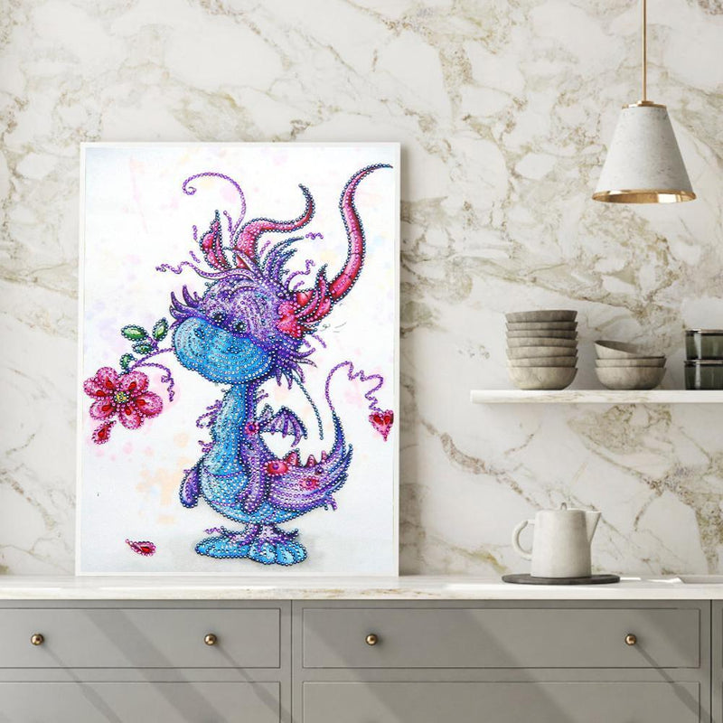 5D DIY Special Shaped Diamond Painting Dragon Cross Stitch Mosaic Home Decor Kit