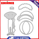 5pcs Ball Boy Beach Dies Stencils Scrapbook Embossing DIY Cards