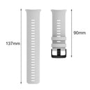 Adjustable Silicone Strap Bracelet Watchband for Polar Vantage V2 (White) Newly