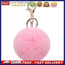 Key Ring Rabbit Hair Ball Pendant Fluffy Bag Charms Bunny Keychain for Wome