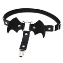 Ring Women Ladies Garter Belt Faux Leather Suspenders Wings Leg Garter Straps