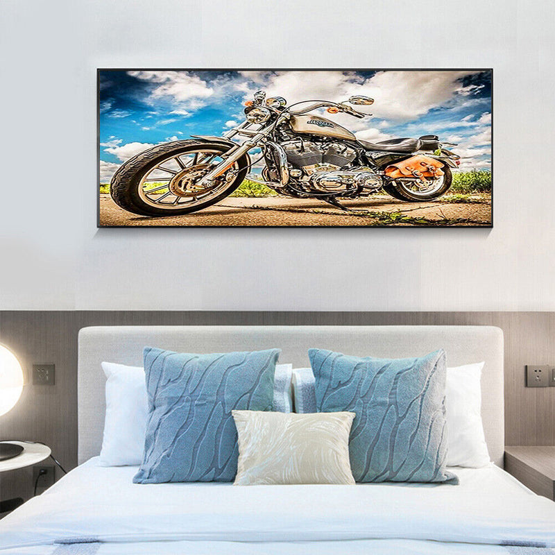 Motorcycle Diamond Painting 5D Full Round Drill Embroidery Rhinestone Home De