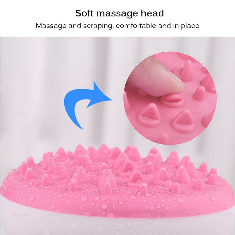 Hand-Held Body Massager Brush Anti Cellulite Relieve Tense Muscles Massage Tool