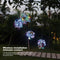 LED Solar Butterfly Ball Hanging Tree Lamps - Round Sunlight - Outdoor