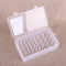 42 Spools Reels Sorting Storage Box Fishing Line Gear Case (Transparent)