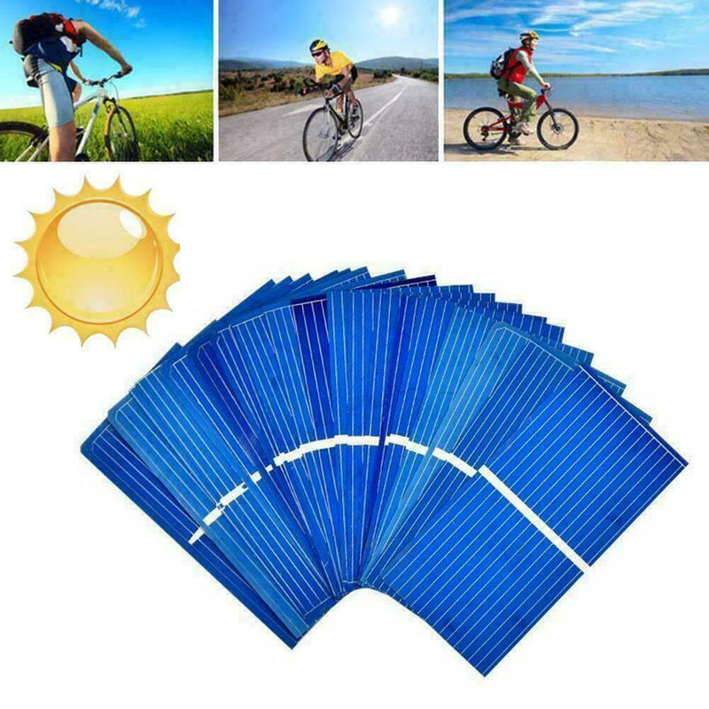 100Pcs Solar Panel Solar Cell Diy Battery Charger B4A2 K7J7