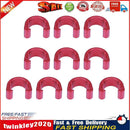 10pcs Bike Bicycle C-Clips Buckle Hose Brake Gear Cable Housing Guide(Red) Newly