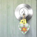 5pcs Mosaic Diamond Painting Keychain 5D DIY Rhinestone Keyring Kit (AA949)