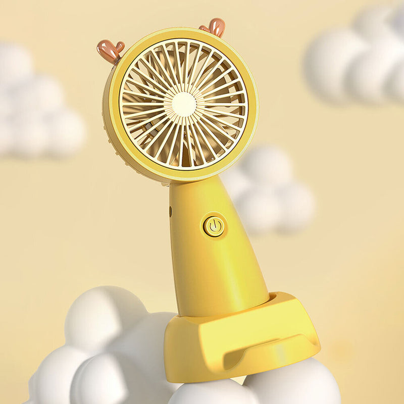 Mini Portable Fan USB Rechargeable Pocket Handheld Cooler for Outdoor Travel