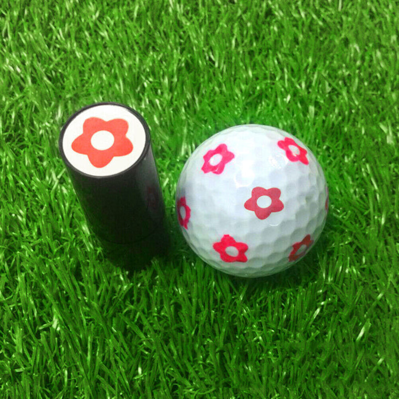 Golf Ball Stamp Quick Drying Ball Stamper Marker Golf Accessories Random Pa
