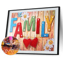 DIY Part Special Shape Diamond Painting Kit 5D Text and flower Drawing Newly
