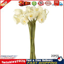 20pcs Calla Bridal Wedding Bouquet  Latex Real Feeling Flower Milk White Newly