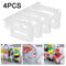 Refrigerator Space Telescopic Partition 4Pcs/Set Side Box Separator Door Z2W8