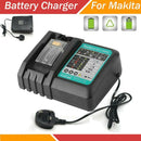 BL1860 3A BL1840 BL1850 Rapid Battery Charger 7.2V-18V DC18RC for Makita