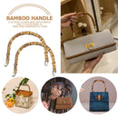 Bamboo Handbag Purse Handles U-Shaped Replacement for DIY Bags (Copper) Newly