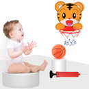 Baby Kids Indoor Fitness Hanging Basketball Hoops Backboard Set Fun Game Toys
