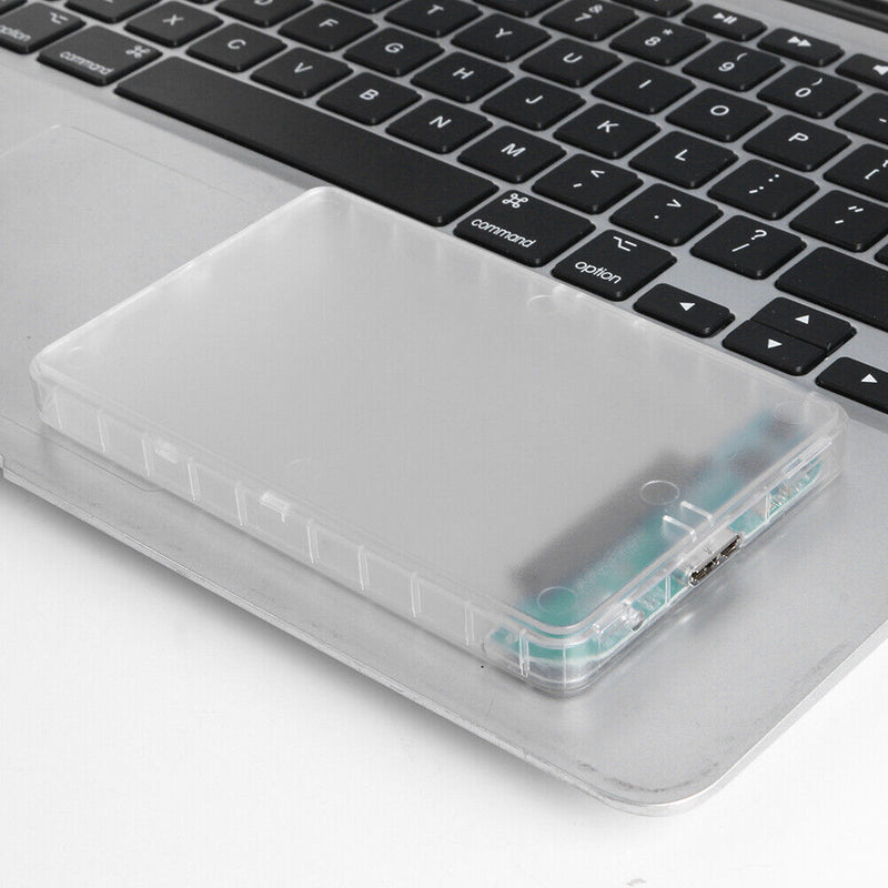 2.5 inch Transparent HDD SSD Case SATA III to USB 3.0 Hard Drive Disk Enclosure