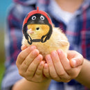 Small Pet Bird Duck Headgear Hat Cute Graffiti Chicken Helmet Poultry Supplie