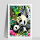 5D DIY Full Drill Diamond Painting Panda Cross Stitch Embroidery Mosaic Kit