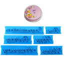 Fondant Cutter Baking Tool Sugarcraft Mould Letter Cake Mold Happy Birthday