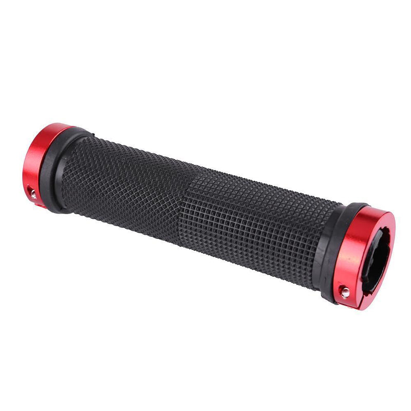 1pair Cycling Skid-Proof Grips Anti-Skid Plastic Bicycle Handlebar (Red) Newly