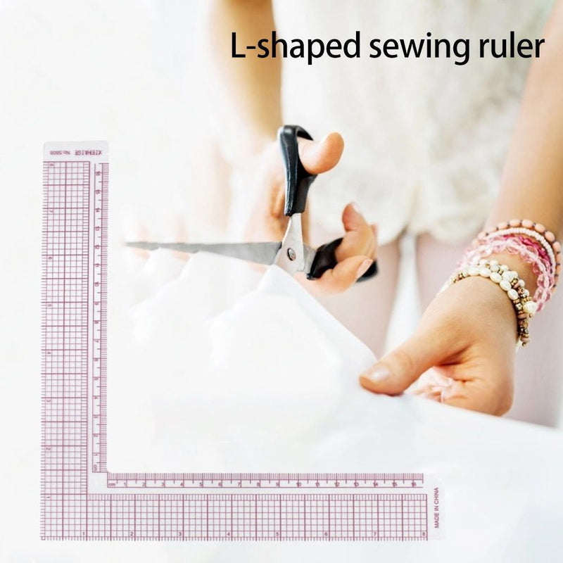5pcs L Shape Garment Cutting Acrylic Quilting Ruler Tailor Ruler