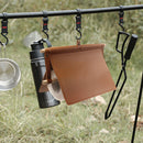 Portable Tissue Hanger Holder Punch Free PU Outdoor Camping Roll Paper Racks