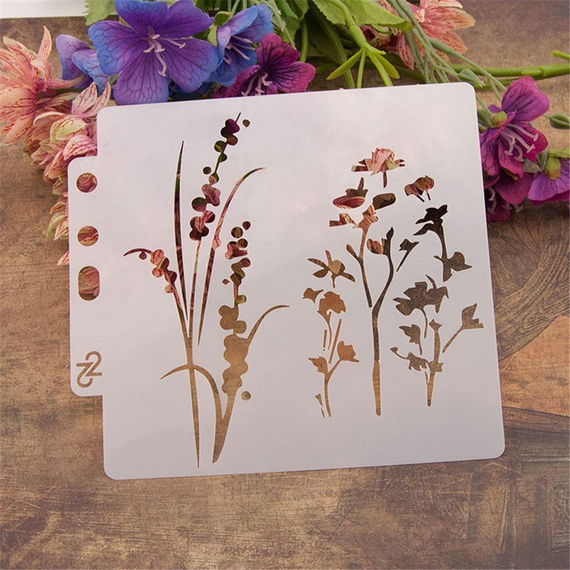 Decorative DIY Craft Flower Scrapbooking Painting template Layering Stencils