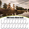 Fishing Hooks Kit, High Carbon Steel Sharp Carp Fish Hooks with Barbs, 20 Pack