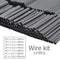 127pcs Assorted Polyolefin Heat Shrink Tubes Electrical Wire Cable Sleeving Set